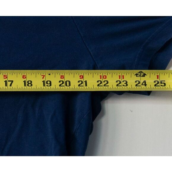 Nike Women's Cropped Logo Sport Casual T-Shirt Athletic Blue Size XL - Picture 3 of 5